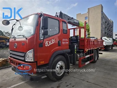Faw Tiger VH 7-тонна 5-секционна стрела Камионен кран