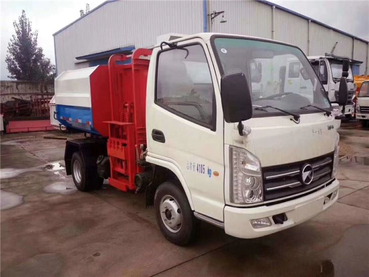 6  cubic meter side loader garbage truck